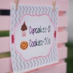 cookie and cupcake sign