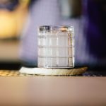 smoked cocktail glass