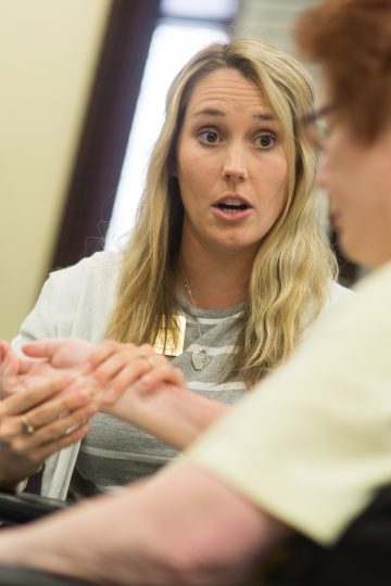 woman physical therapist