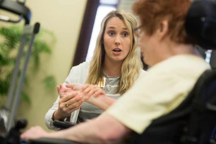 woman physical therapist