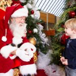 Santa with a young boy