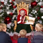 Mrs. Santa Claus with children