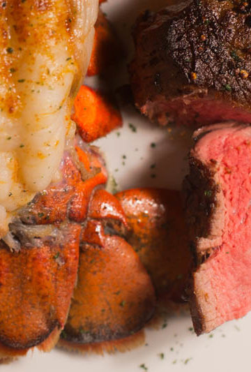 steak and lobster