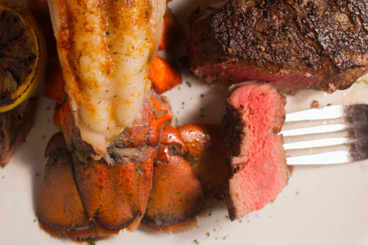 steak and lobster