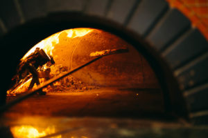 wood oven pizza