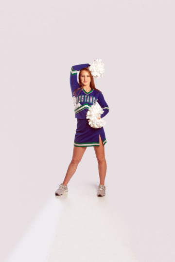 young woman cheerleader