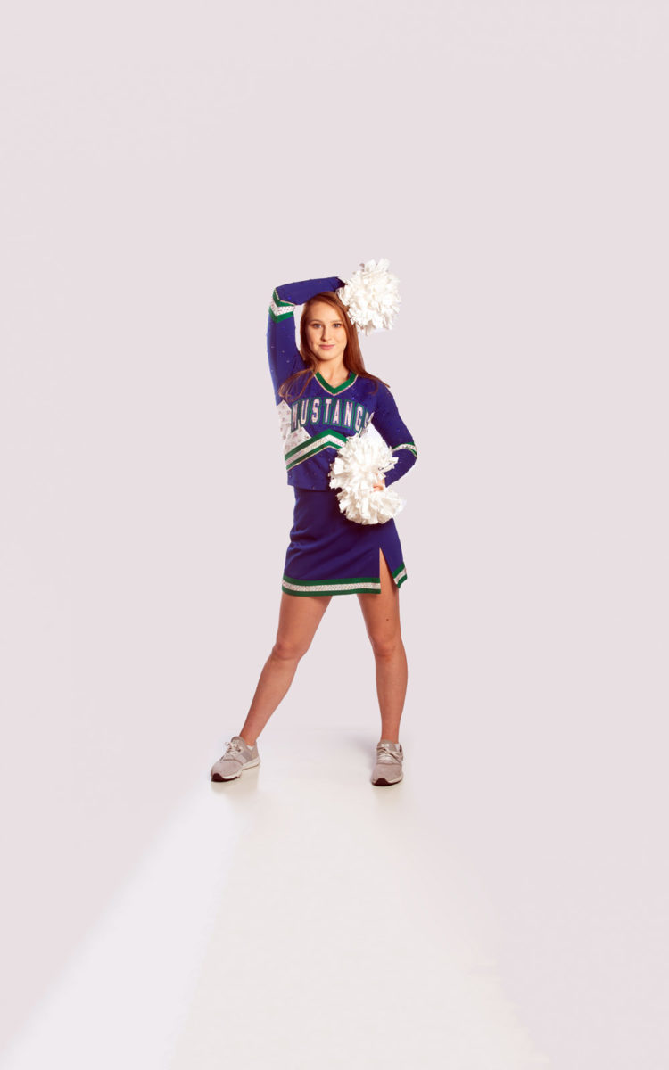 young woman cheerleader