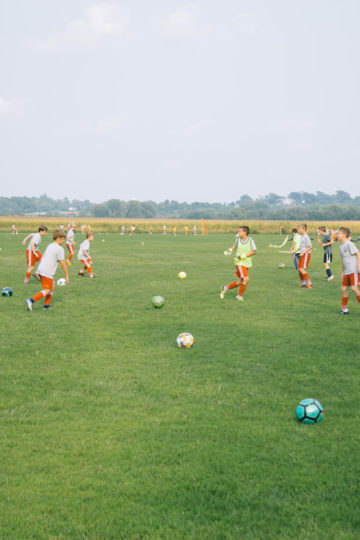 kids playing soccer