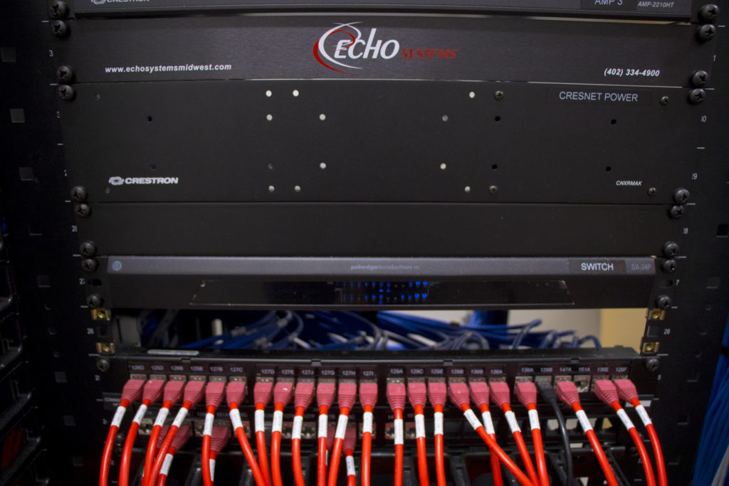 Computer servers and cables