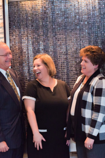 Men and women in office