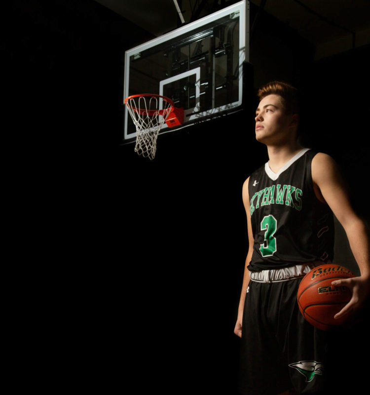 young male basketball player
