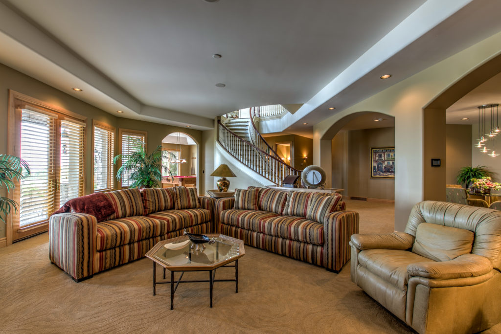lower level family room