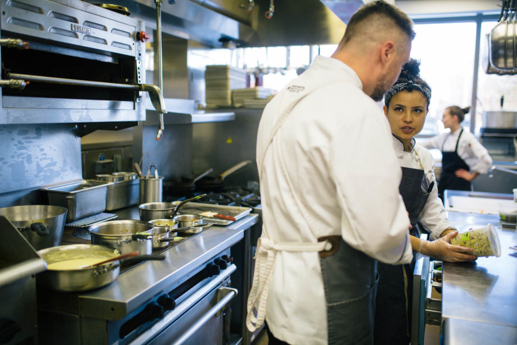 restaurant kitchen staff