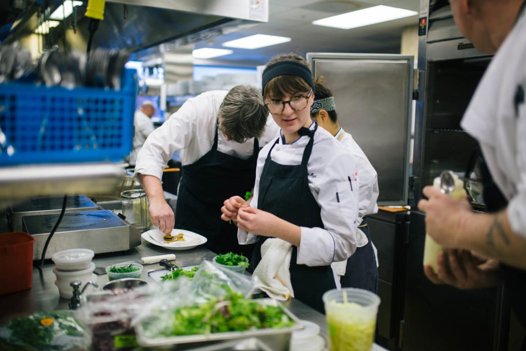restaurant kitchen staff