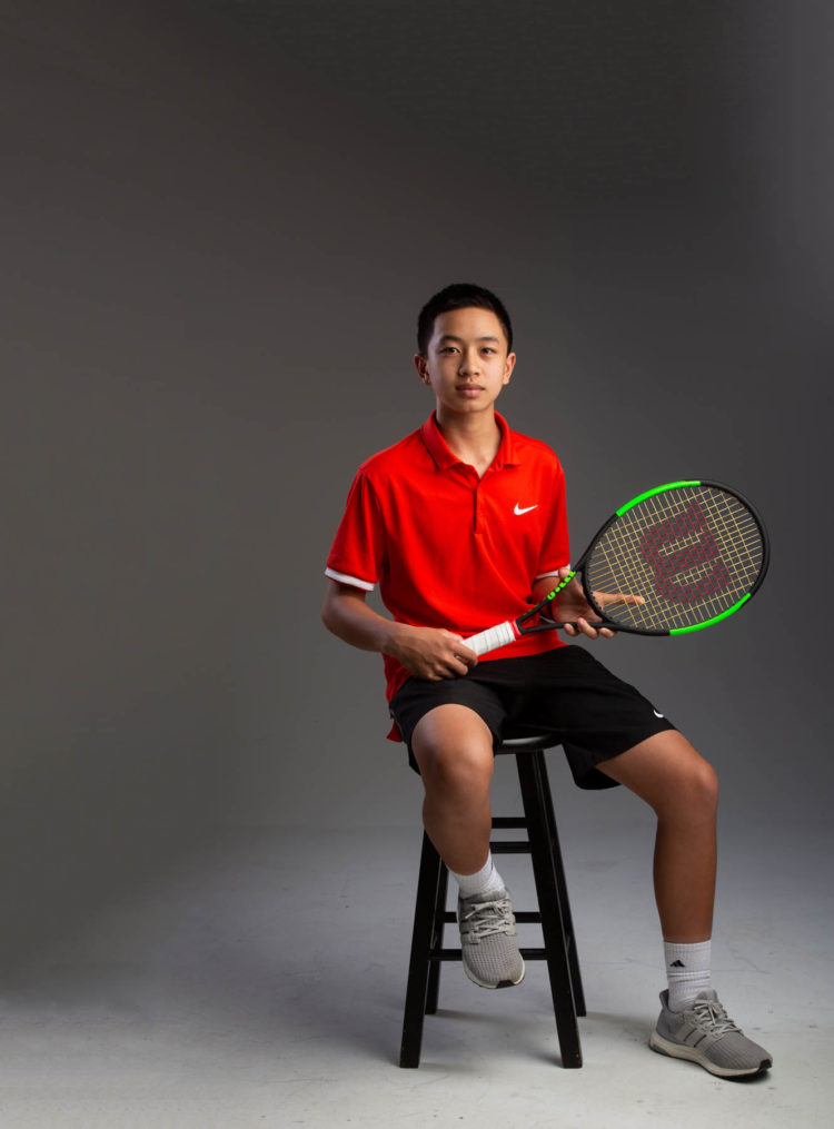 young male tennis player