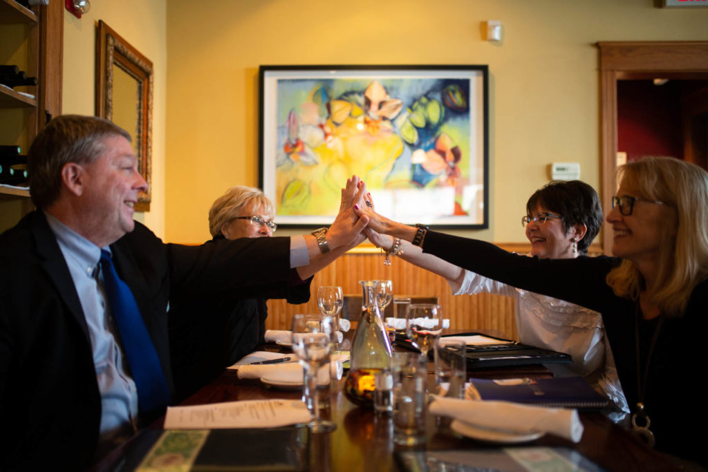 people in restaurant