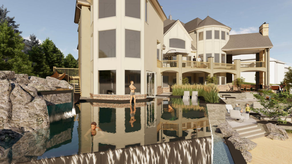 home with outdoor pool