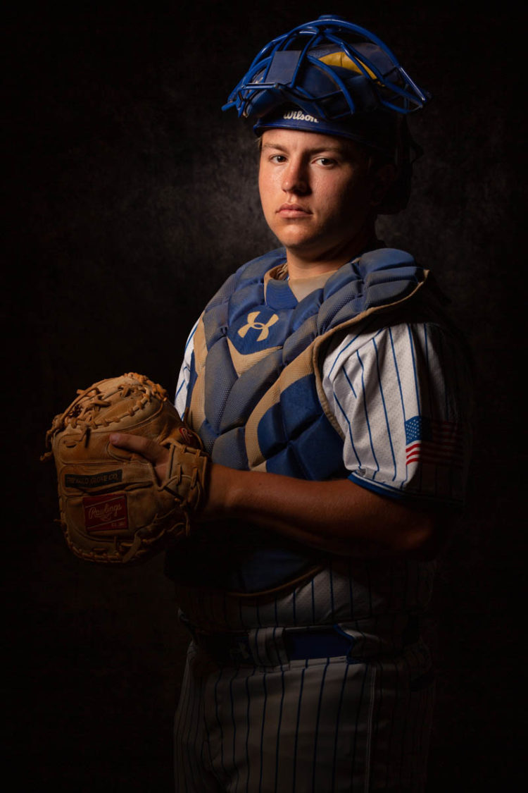 young male baseball player