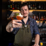 bartender with cocktail