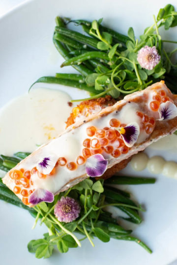 seafood dinner plate