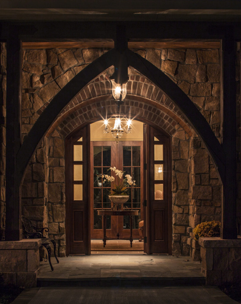 home entry at night