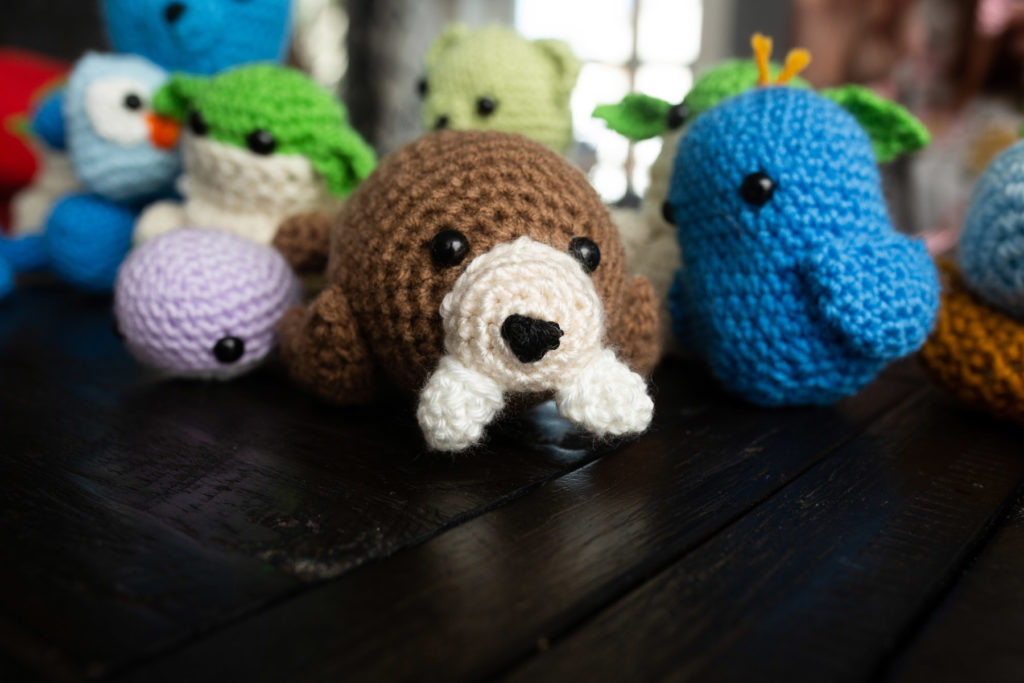 yarn created animals