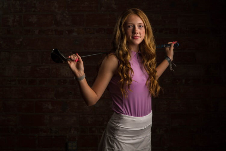 girl golfer