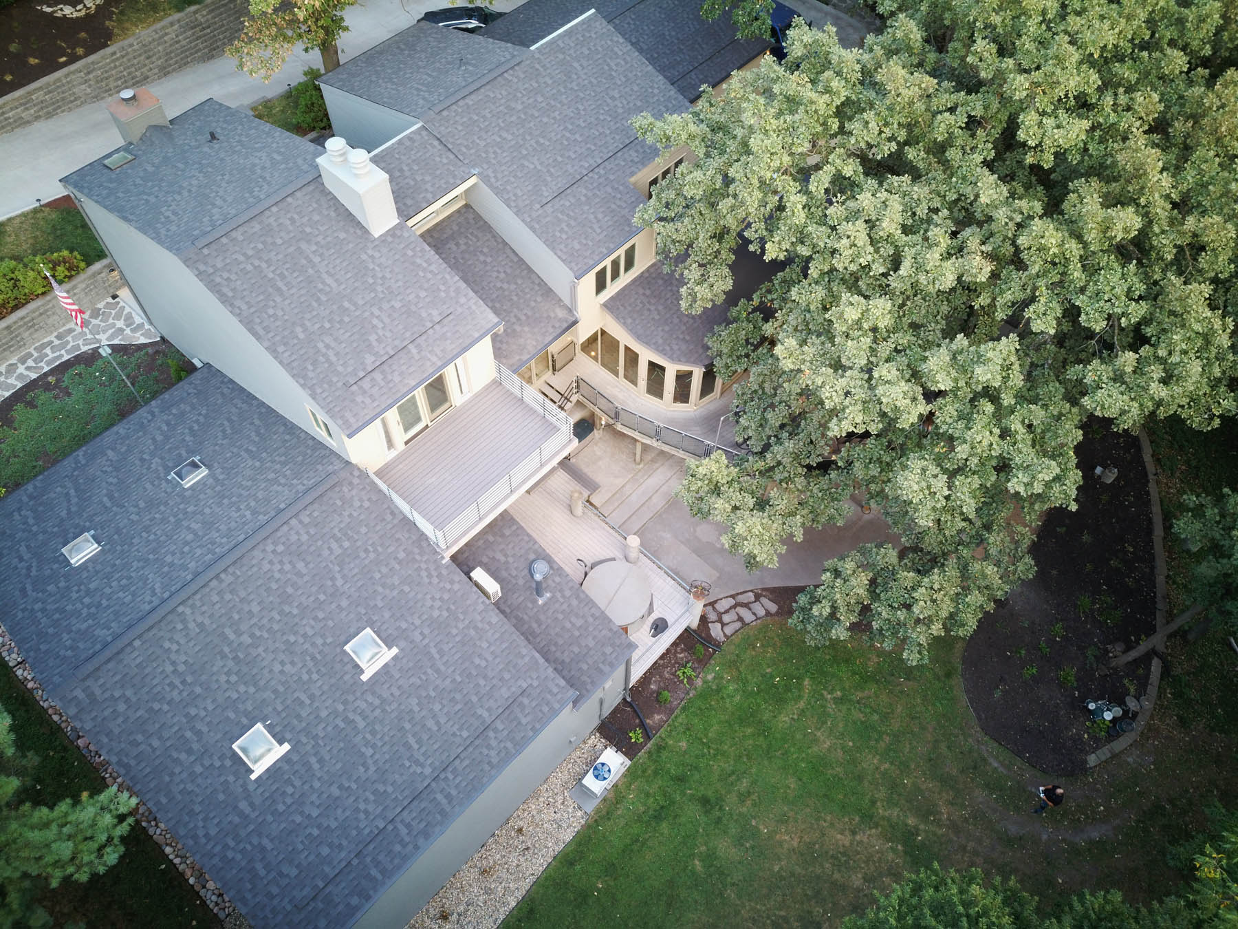 aerial house view