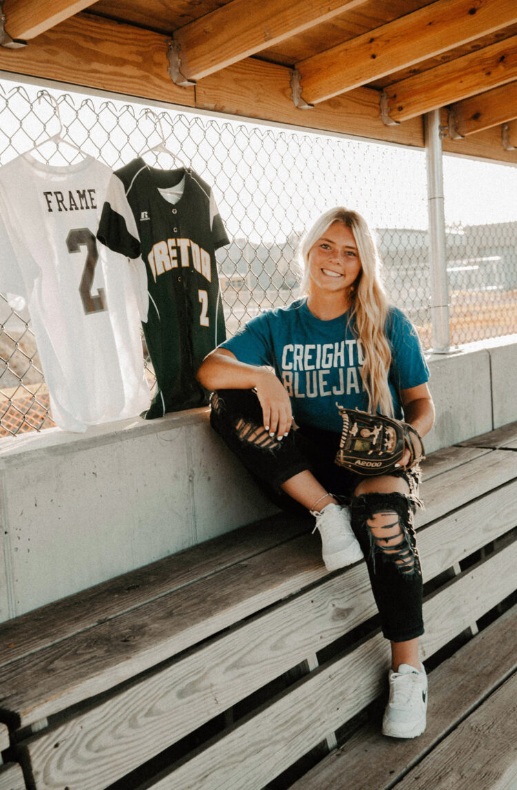 girl softball player