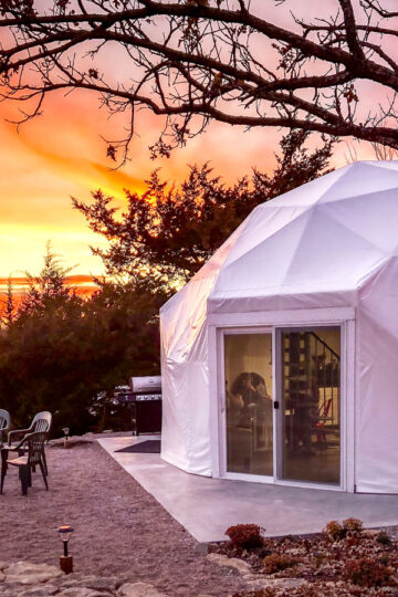 glamping tent
