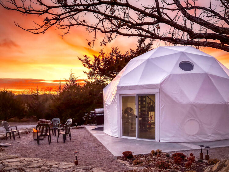 glamping tent