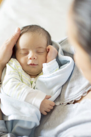 mother with newborn child